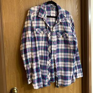 2X Ladies Classic Fit Eddie Bauer Button Up Shirt
